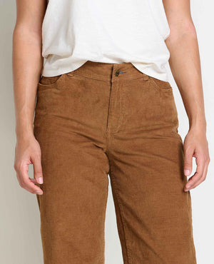 Toad & Co Women's Karuna Cord Wide Leg Pant | Brown Sugar