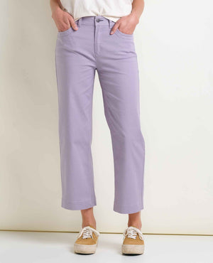 Toad & Co Earthworks Wide Leg Pant | Straw Ditsy & Aster