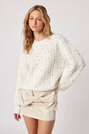 John & Jenn Sweater | Pearl