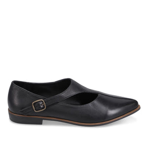 Buenos Bev Leather Shoe | Black