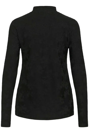 Cream Turtleneck | Black