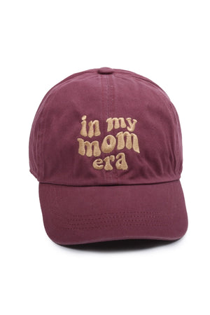In My Mom Era Hat | Plum, Beige, Green, Navy