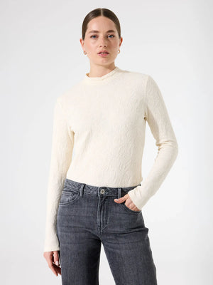 Garcia Long Sleeve Shirt | Black + Off White