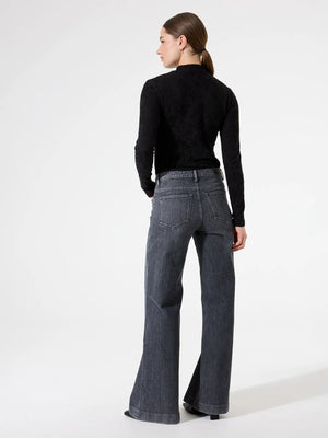 Garcia Long Sleeve Shirt | Black + Off White