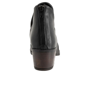 Bueno Cori Leather Ankle Boot | Black + Merlot