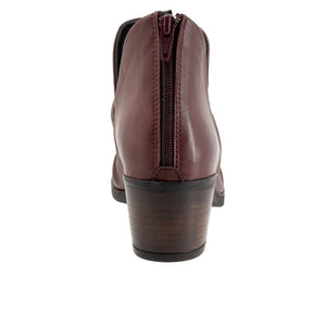 Bueno Cori Leather Ankle Boot | Black + Merlot