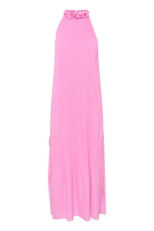 Cream Bellah Dress | Cyclamen Pink