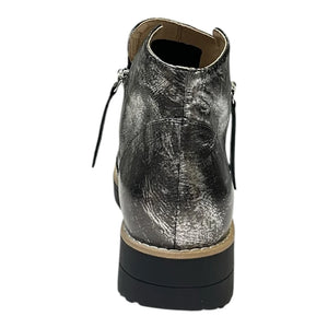 Django & Juliette Oh My Leather Shoe | Black Silver