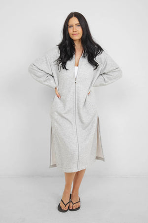 Tofino Towel The Rails Zip Coverup | Grey