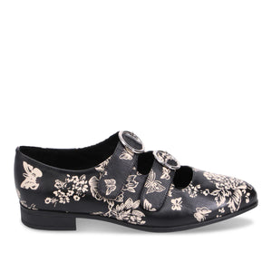 Django & Juliette Gifth Flat | Black Floral