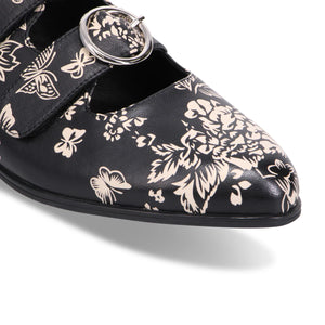 Django & Juliette Gifth Flat | Black Floral