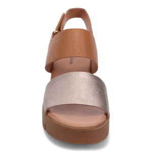 Django & Juliette Runar Leather Sandals | Champagne