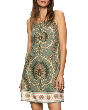 Sanctuary Tapestry Shift Dress | Sage