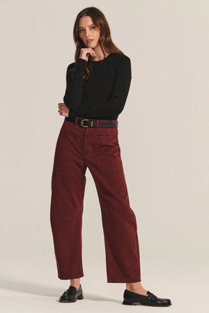 Velvet By Graham & Spencer Brylie Sanded Twill Utility Pant