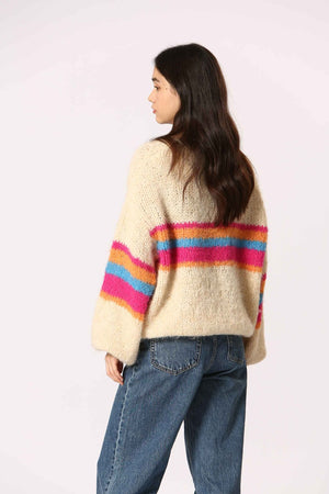 The Korner Knit Striped Sweater