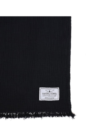 Tofino Towel Capella Throw | Black, Tan, Moss