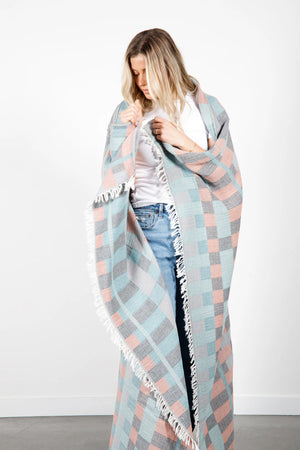 Tofino Towel The Xander Muslin Throw | Multi + Warm Mix