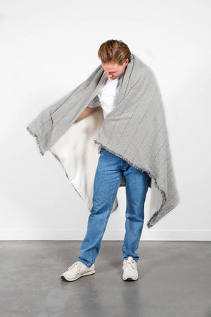 Tofino Towel The Everest Throw | Grey + Sage