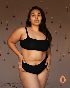 Huha Mineral Thong | Black, Tan, Green, Spice + Nude