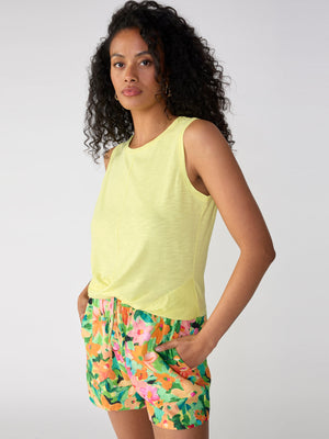 Sanctuary Twisted Tank | Pink, Geranium, Lemon