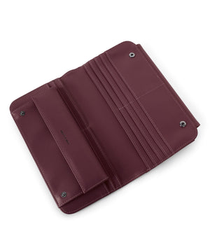 Matt & Nat BAY Vegan Folded Arbour Wallet | Jewel, Peacock & Black