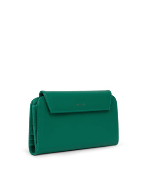 Matt & Nat BAY Vegan Folded Arbour Wallet | Jewel, Peacock & Black