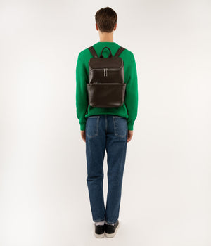 Matt & Nat Brave Loom Backpack | Black + Espresso