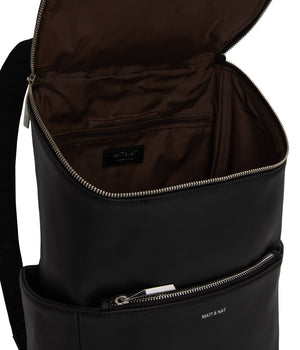 Matt & Nat Brave Loom Backpack | Black + Espresso