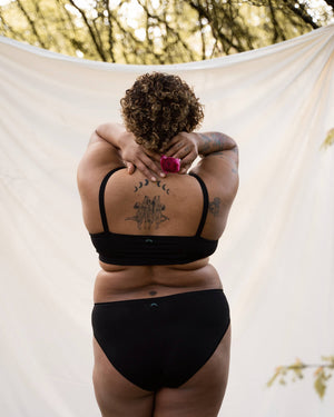 Huha Mineral Bikini | Black, Grey, Green + Beige