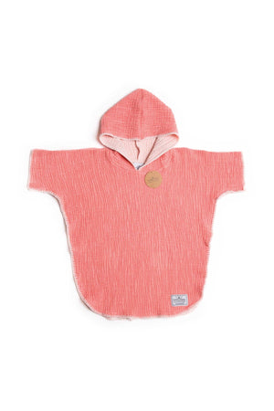 Tofino Towel The Pebble Kids Poncho | 12-24 M, 2-6 Y | Coral, Grey, Sage & Charcoal