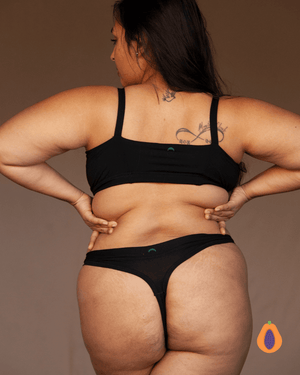 Huha Mineral Thong | Black, Tan, Green, Spice + Nude