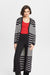 Esprit Long Striped Cotton Cardigan/Dress | Black Stripe