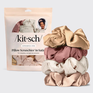 Kitsch Pillow Scrunchie 4 Pack