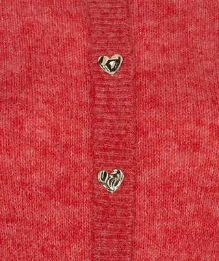 Esqualo Cardigan | Raspberry