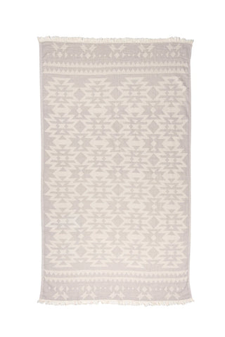 Tofino Towel The Coast Turkish Towel | Yellow, Pewter, Sage + Blue