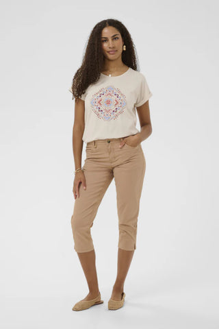 Cream Berta Capri Twill | Amphora