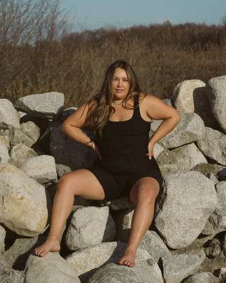 Huha Sporty Crop Tank | Black, Grey + Navy