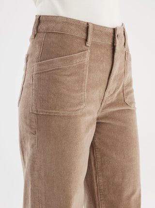 Cup Of Joe Mira Wide Leg Cord Trousers | Caribou