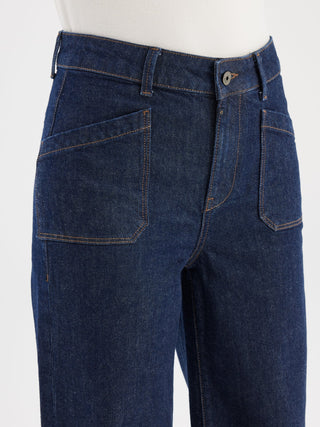 Cup Of Joe Mira High Waist Full Length Jeans | Raw + Grey