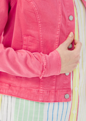 FDJ Crop Jacket | Pink