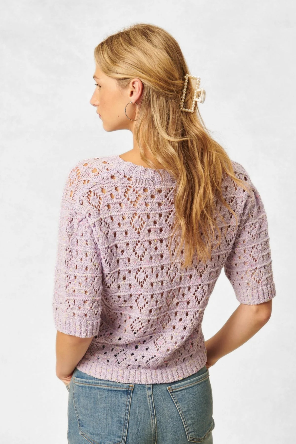 John & Jenn Sweater | Hazy Lilac