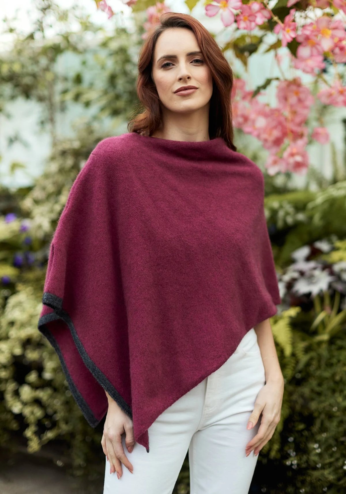 Merino on sale mink poncho