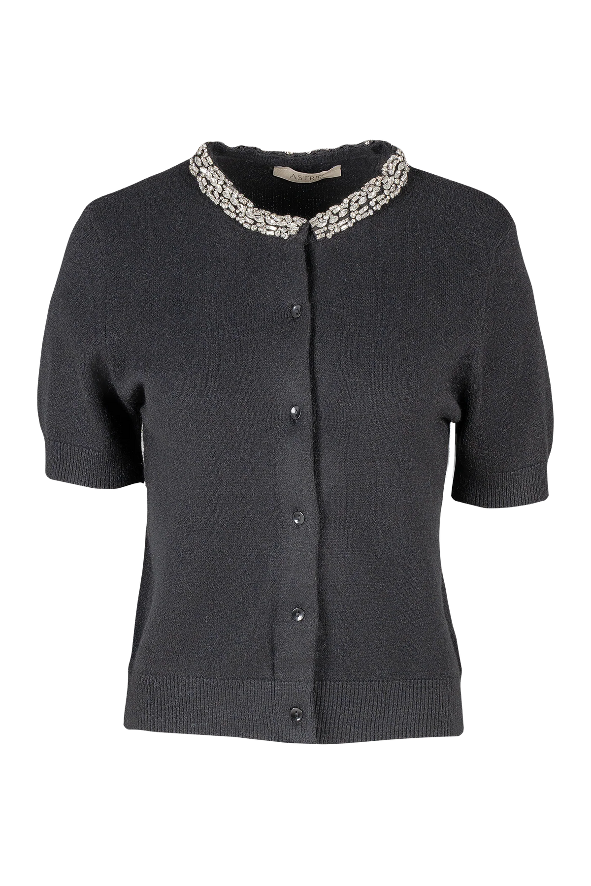 Astrid Knit Cardigan | Black