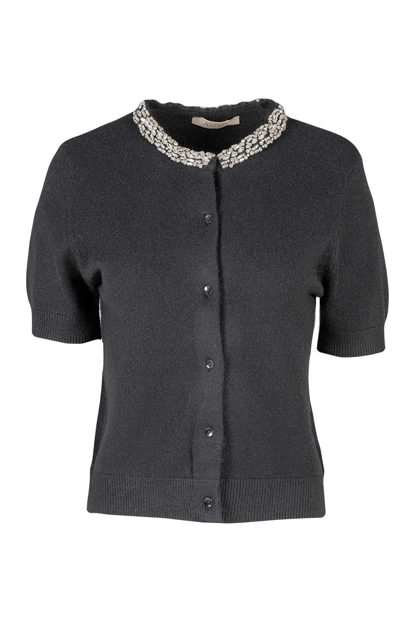 Astrid Knit Cardigan | Black