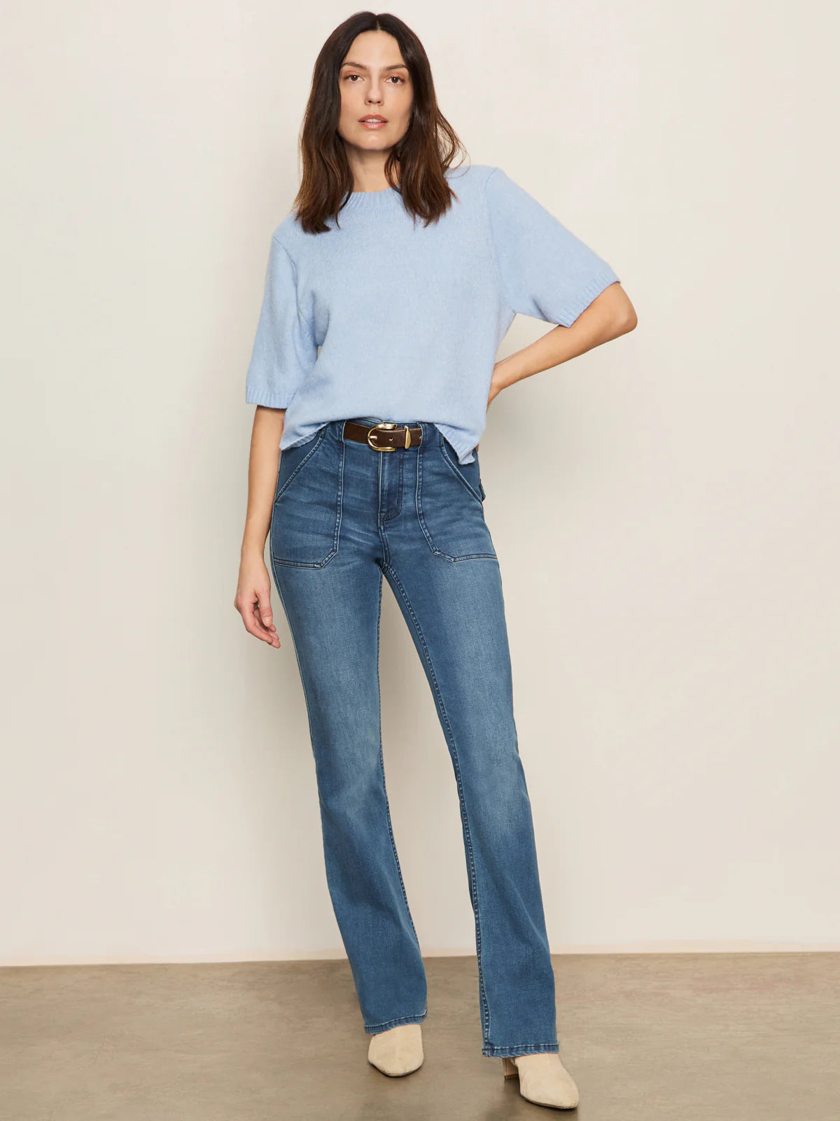 Sanctuary Perfect Sweater Tee | Powder Blue