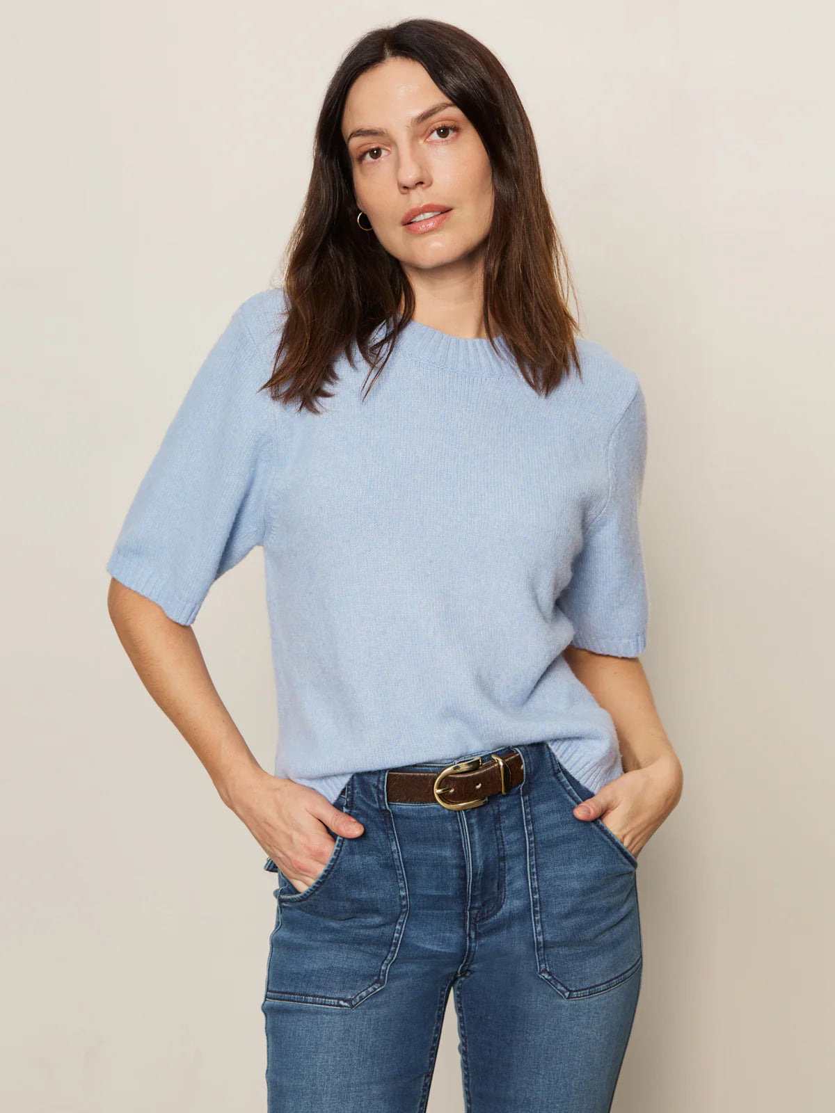 Sanctuary Perfect Sweater Tee | Powder Blue