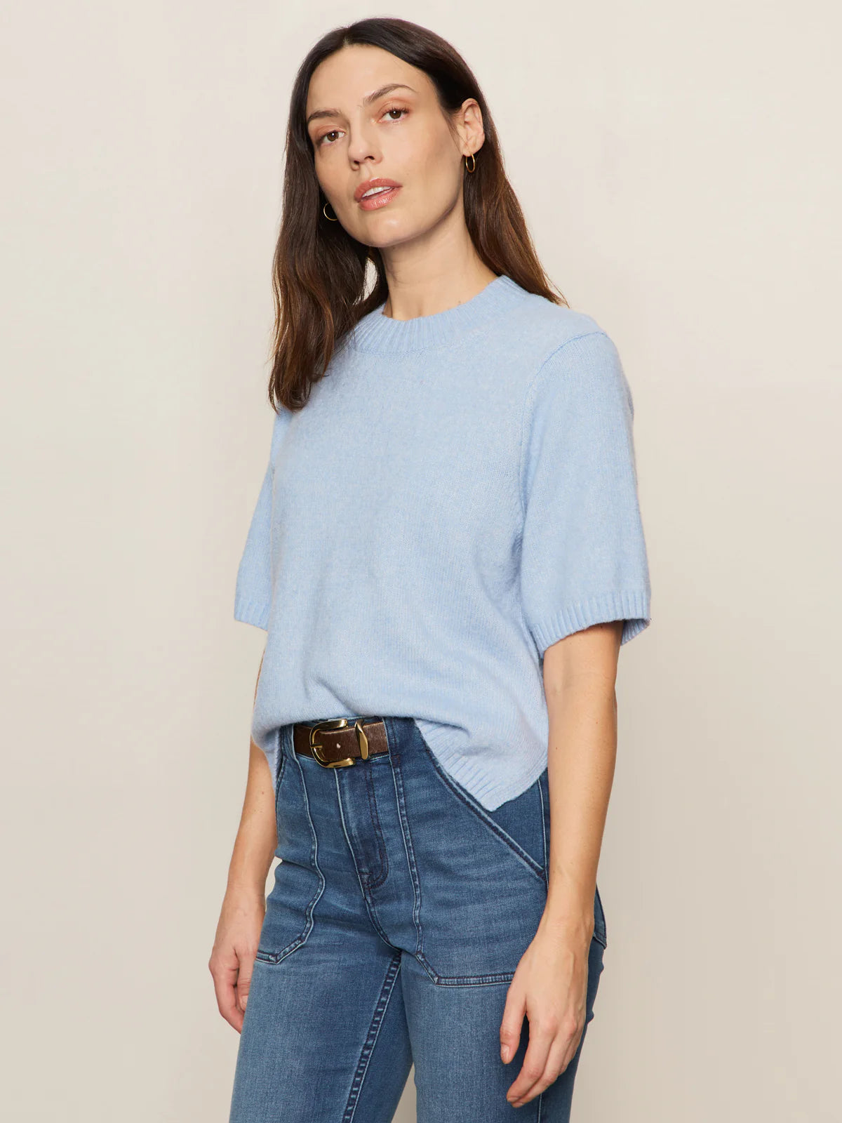 Sanctuary Perfect Sweater Tee | Powder Blue