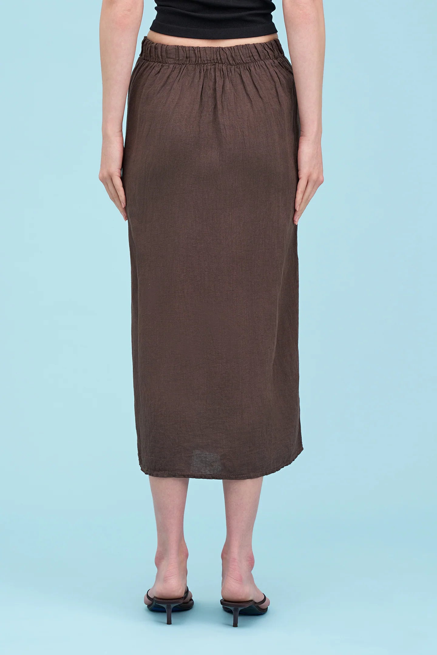 Astrid Woven Skirt | Brown