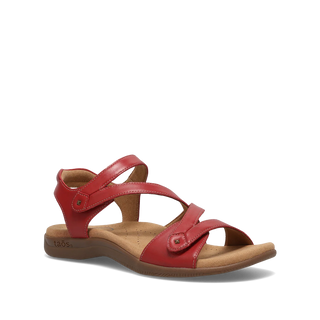 Taos Big Time Sandal | Natural, Black + Red