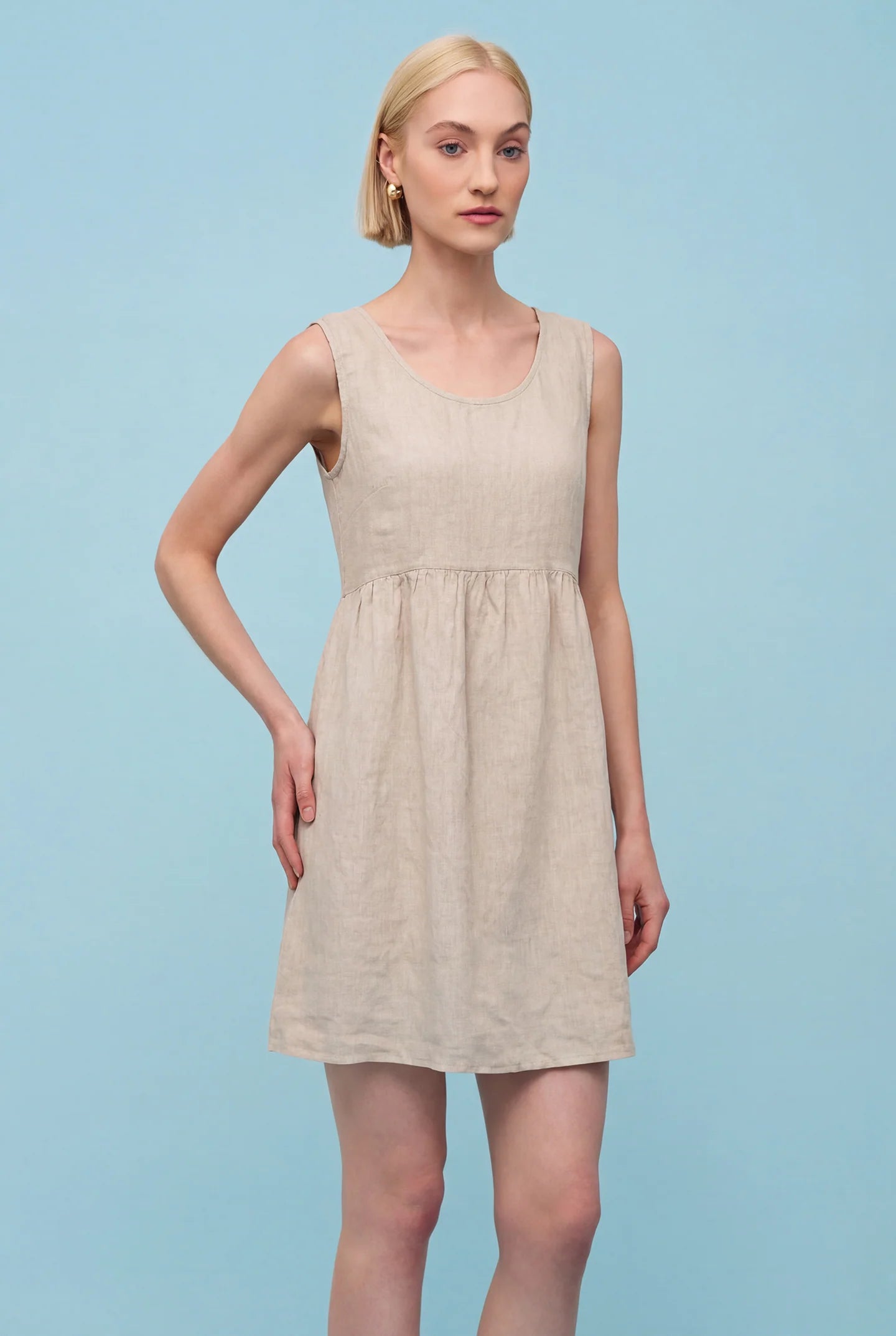 Astrid Beach Baby Dress | Sand